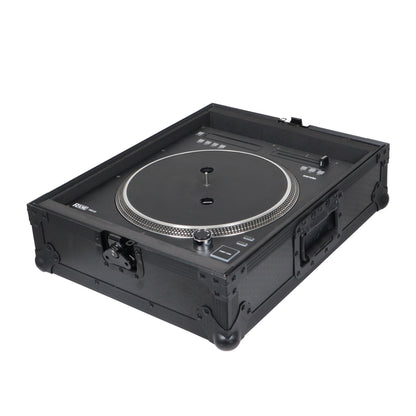 ProX Flight Case for Turntable - Universal W-Foam Kit | Black on Black