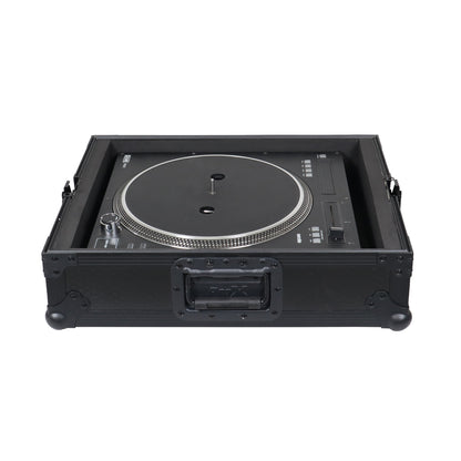 ProX Flight Case for Turntable - Universal W-Foam Kit | Black on Black