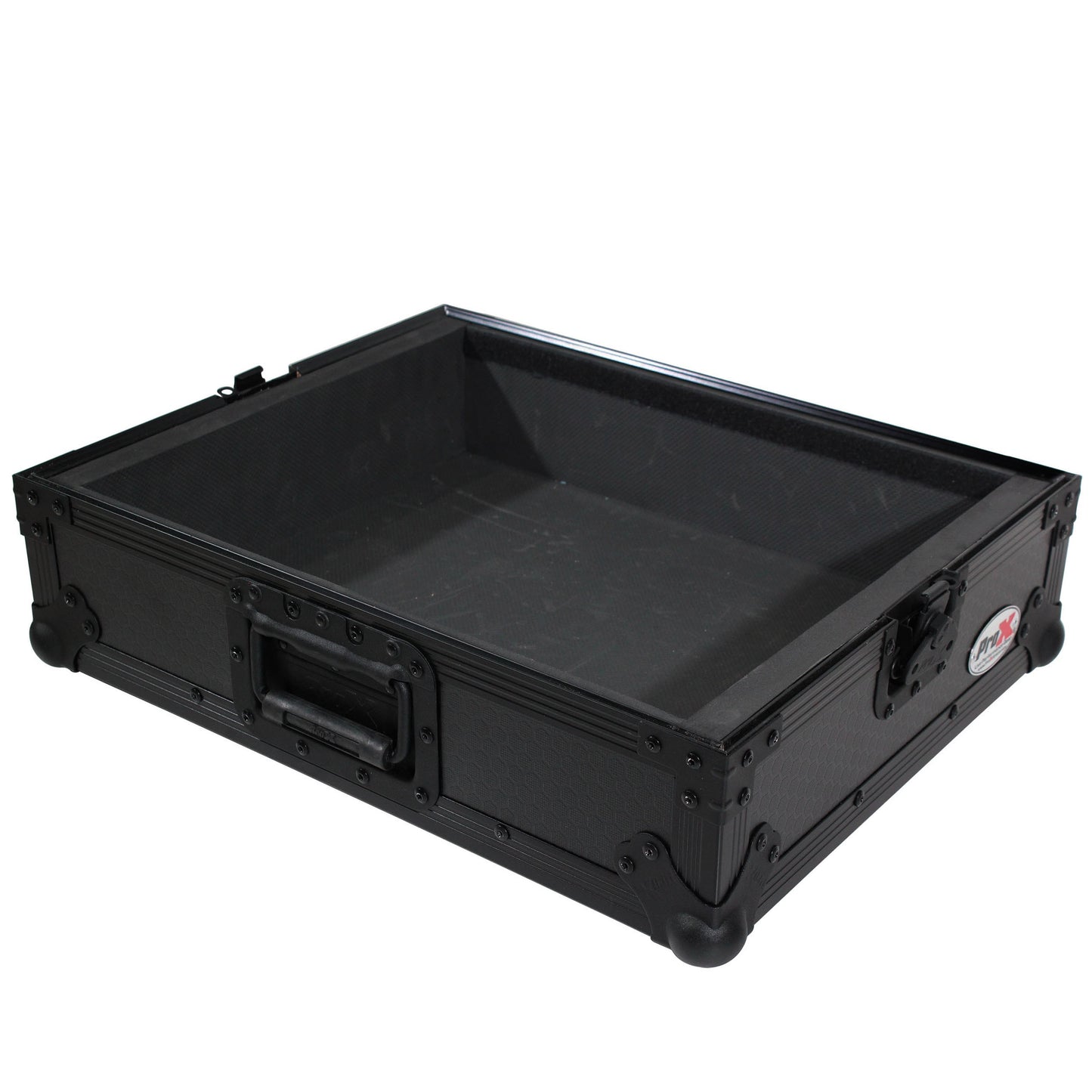 ProX Flight Case for Turntable - Universal W-Foam Kit | Black on Black
