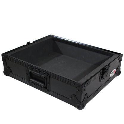 ProX Flight Case for Turntable - Universal W-Foam Kit | Black on Black