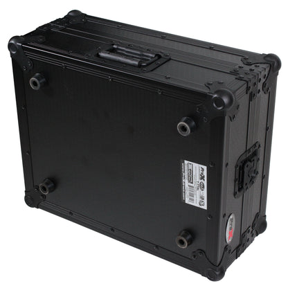 ProX Flight Case for Turntable - Universal W-Foam Kit | Black on Black