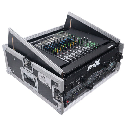 ProX T-4MRSS 4U Vertical Rack Mount Flight Case With 10U Top