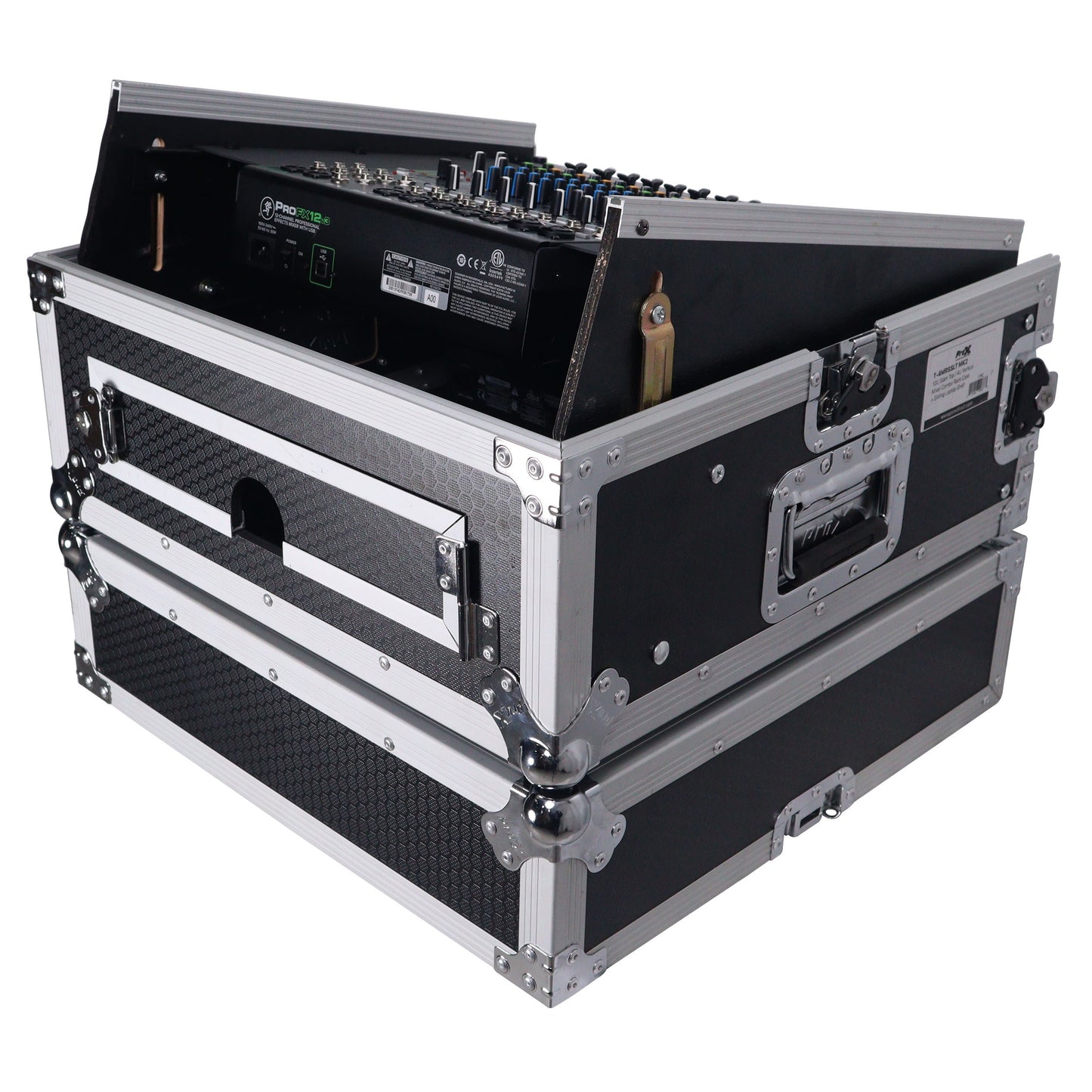 ProX T-4MRSS 4U Vertical Rack Mount Flight Case With 10U Top