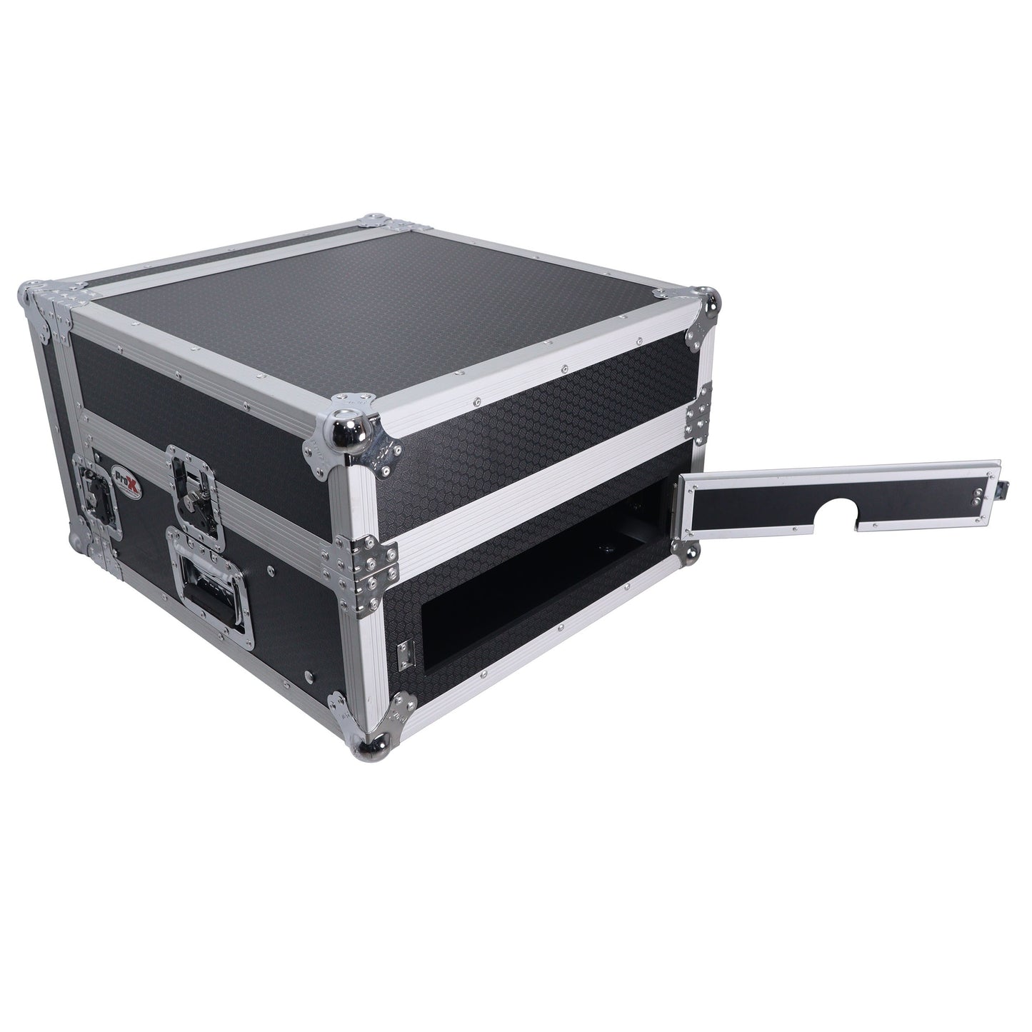 ProX T-4MRSS 4U Vertical Rack Mount Flight Case With 10U Top