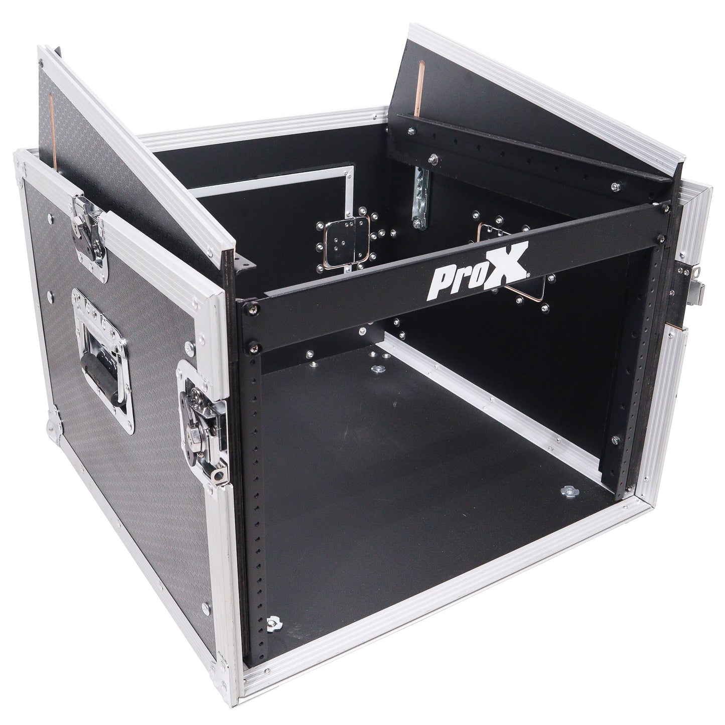 ProX T-8MRSS 8U Rack x 10U Top Mixer DJ Combo Flight Case