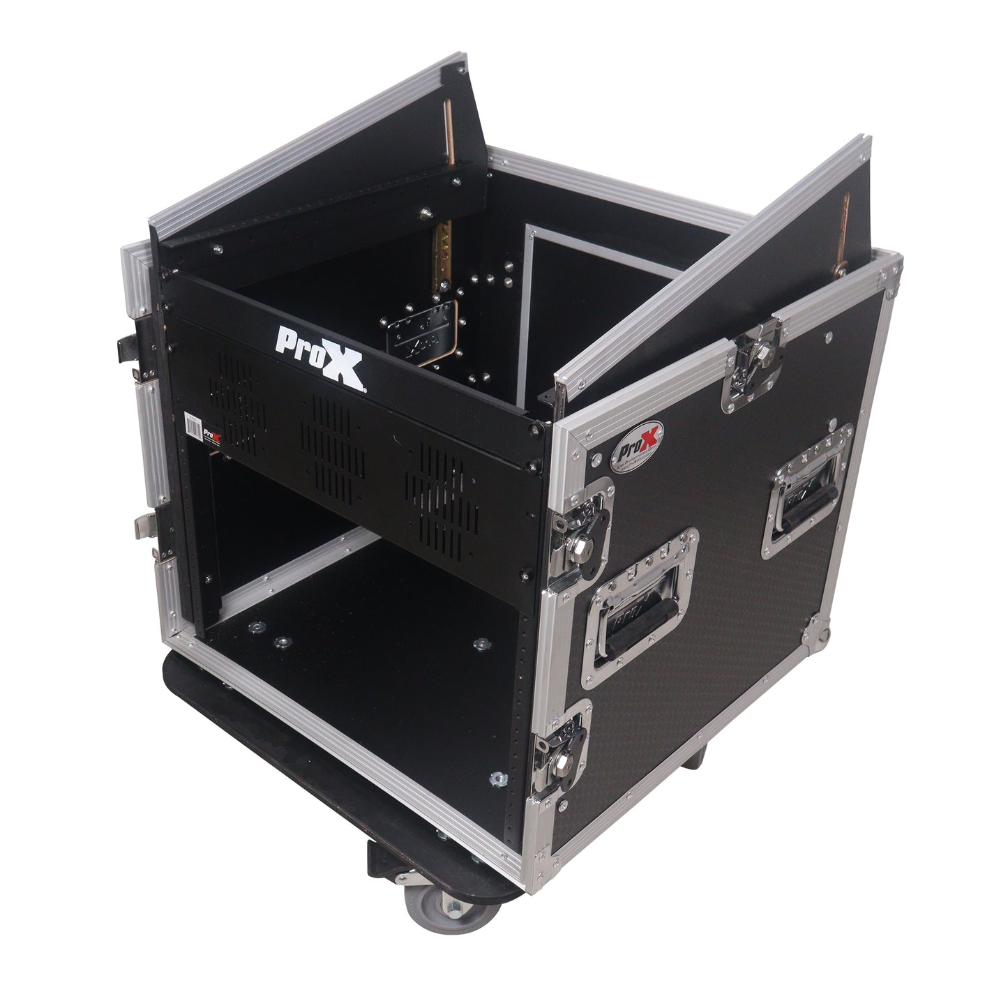 ProX T-10MRSS 10U Rack x 10U Top Mixer DJ Combo Flight Case