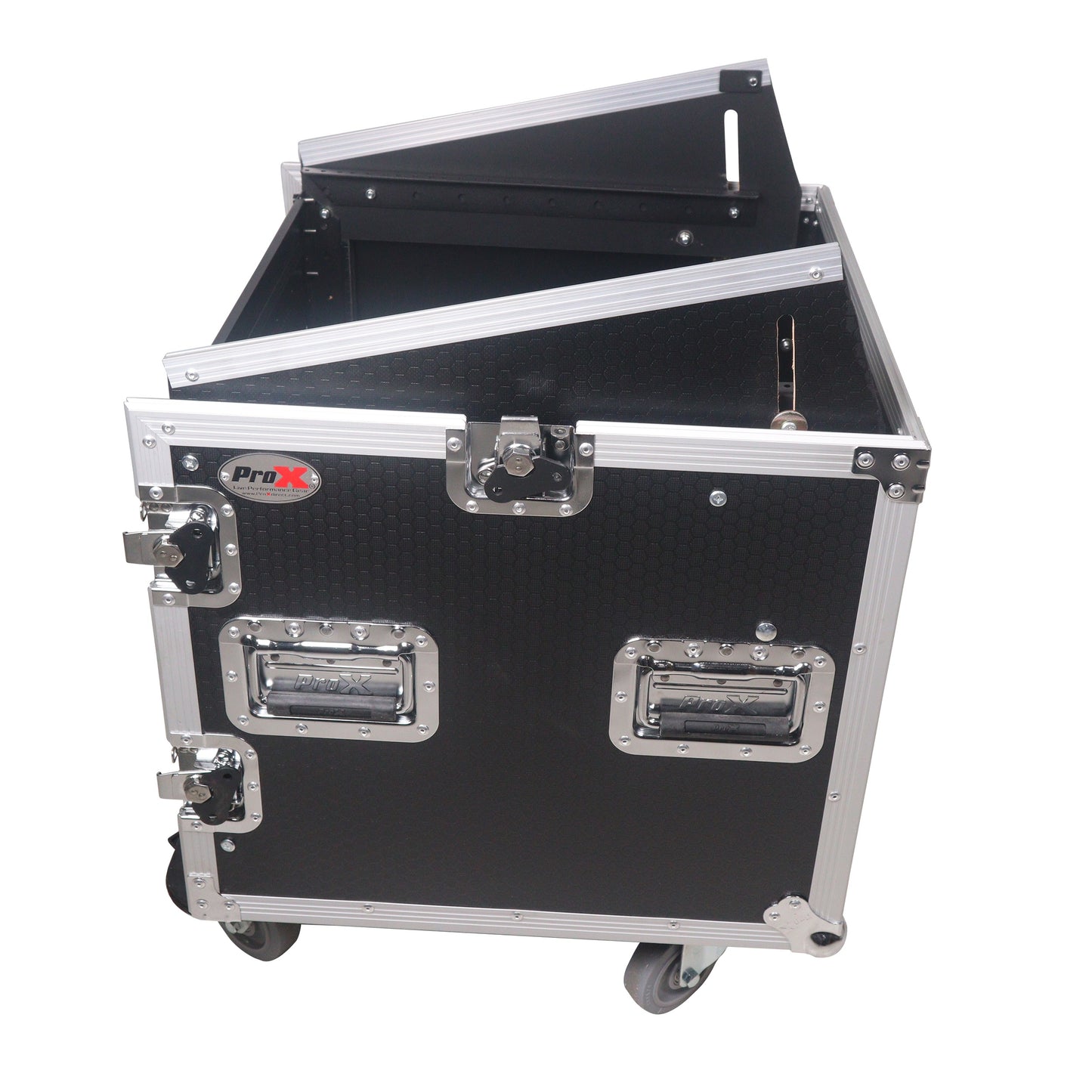 ProX T-10MRSS 10U Rack x 10U Top Mixer DJ Combo Flight Case