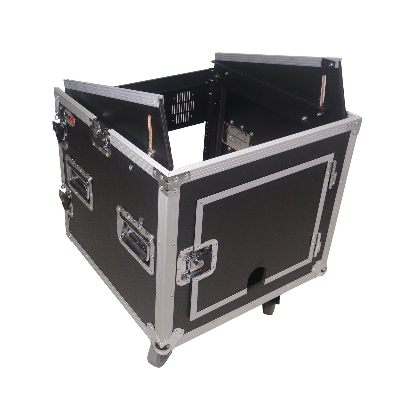 ProX T-10MRSS 10U Rack x 10U Top Mixer DJ Combo Flight Case