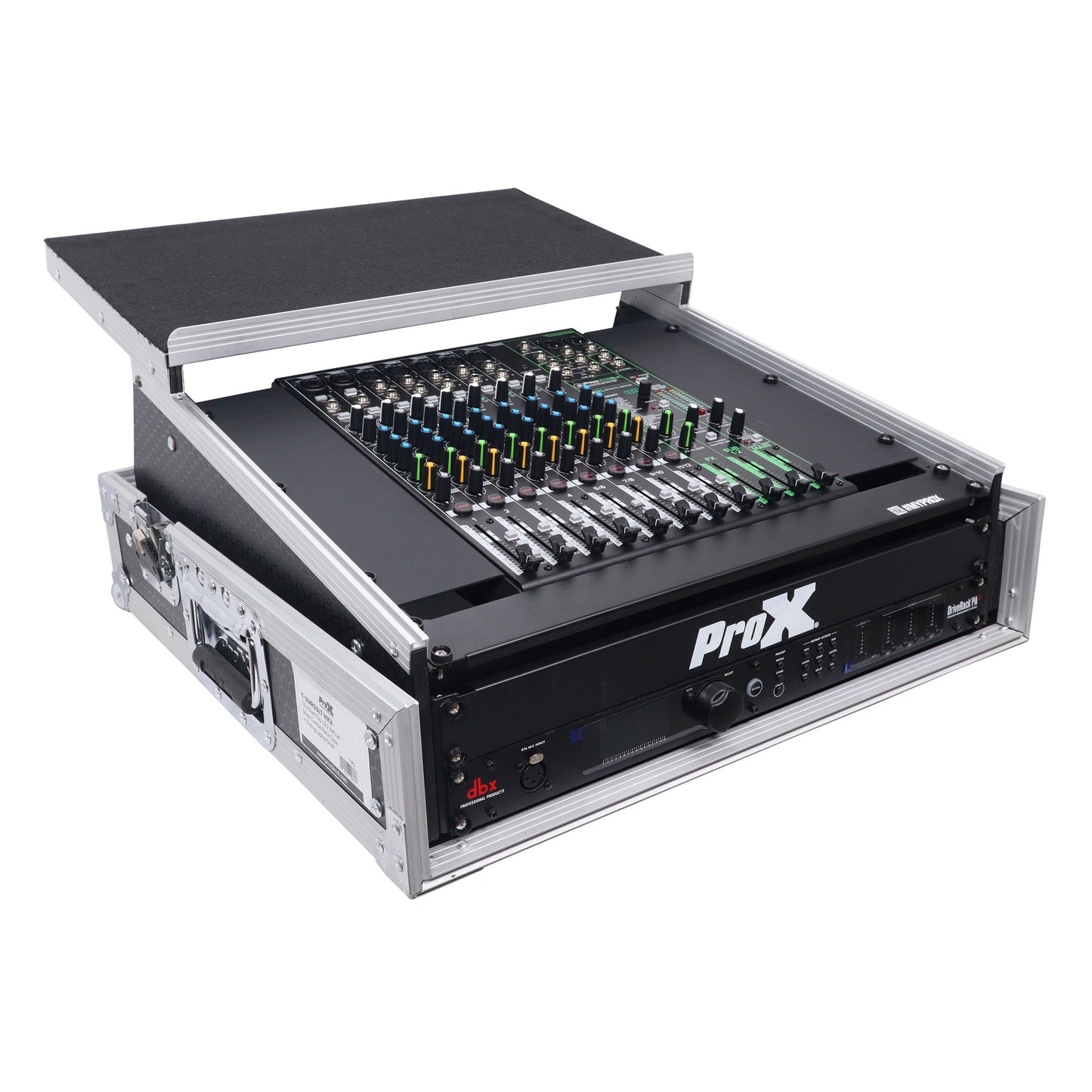 ProX T-2MRLT Mixer DJ Combo Flight Case w Laptop Shelf