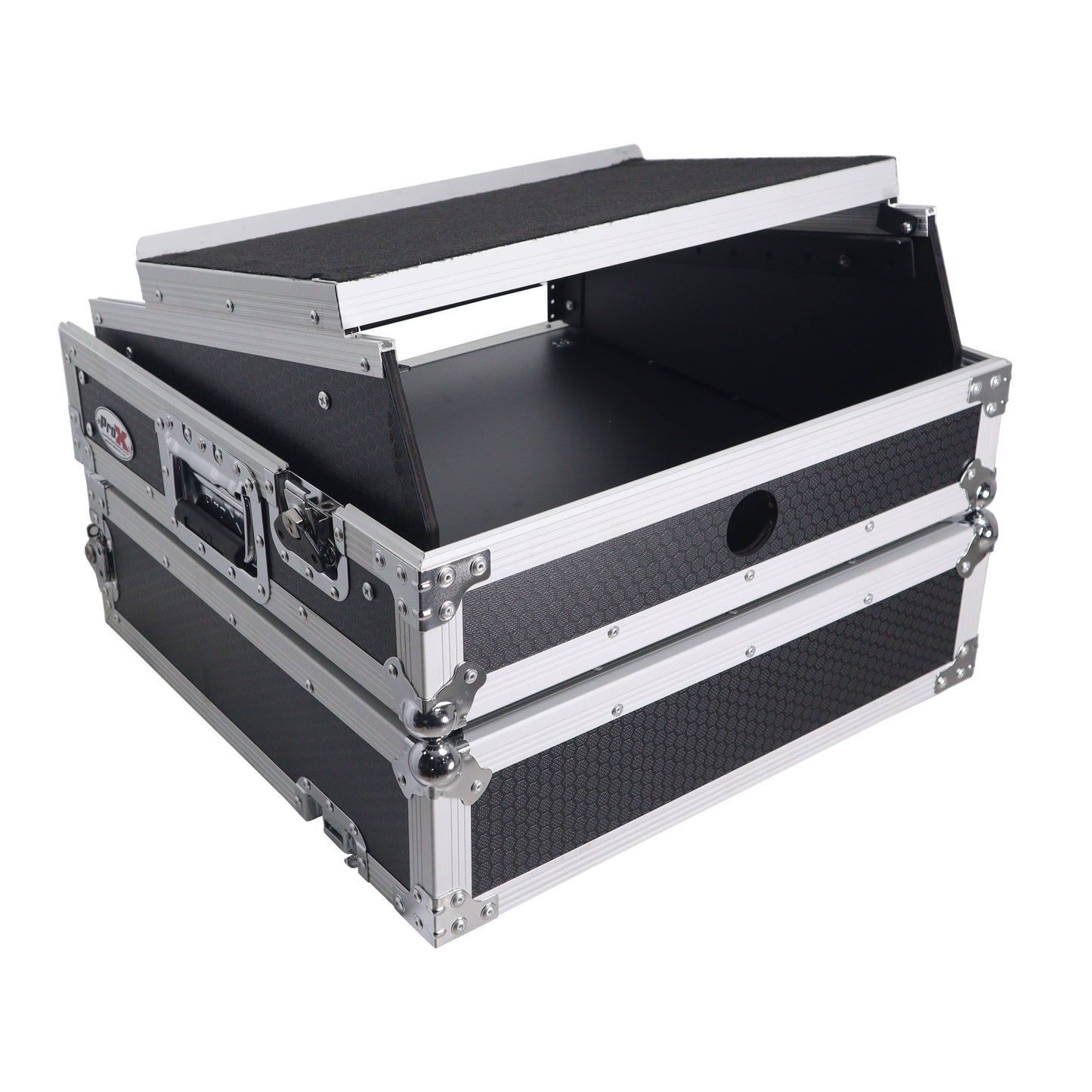 ProX T-2MRLT Mixer DJ Combo Flight Case w Laptop Shelf