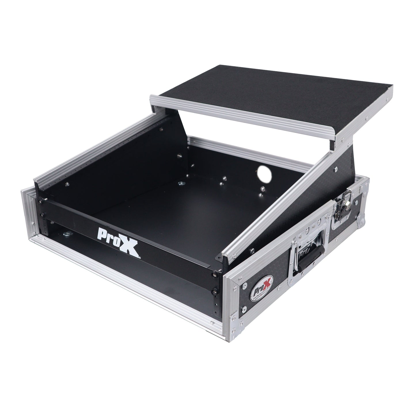 ProX T-2MRLT Mixer DJ Combo Flight Case w Laptop Shelf