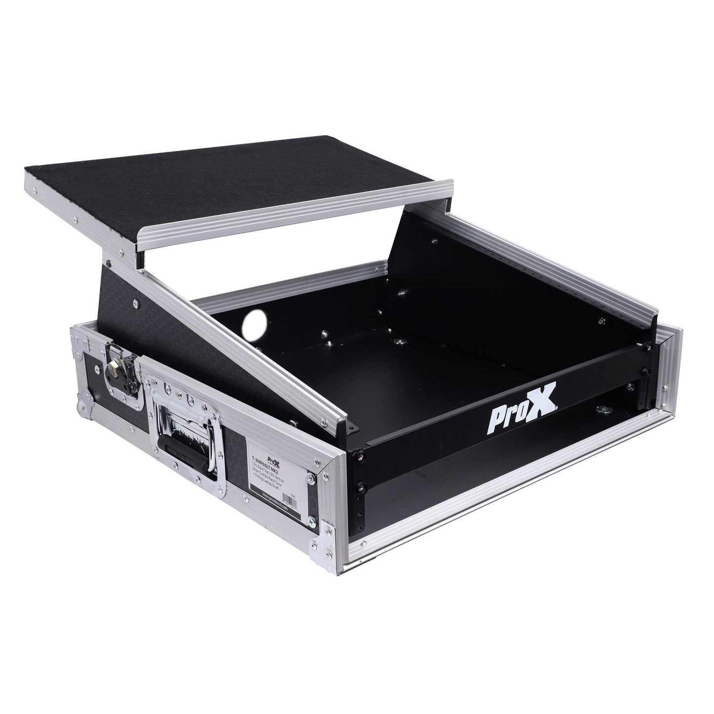 ProX T-2MRLT Mixer DJ Combo Flight Case w Laptop Shelf