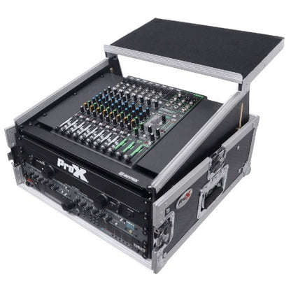 ProX T-4MRLT 4U Vertical Rack Flight Case With Laptop Shelf