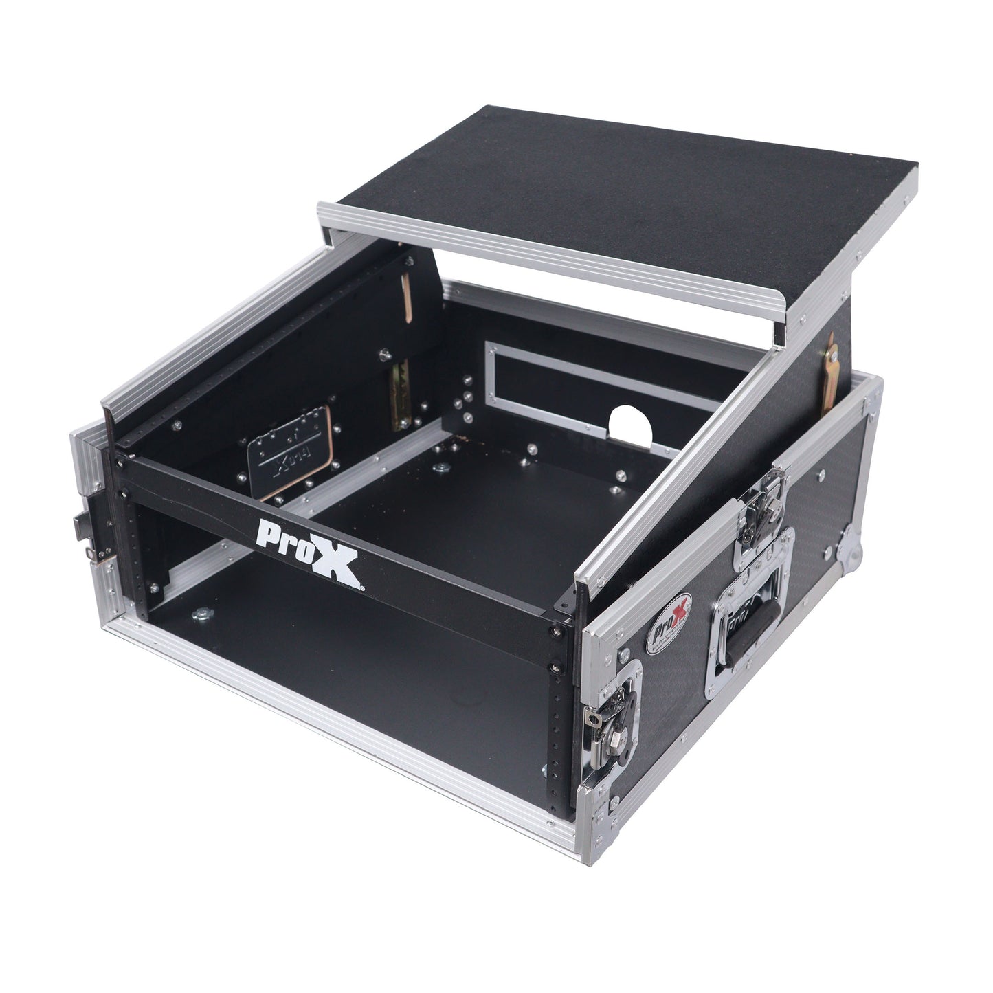 ProX T-4MRLT 4U Vertical Rack Flight Case With Laptop Shelf
