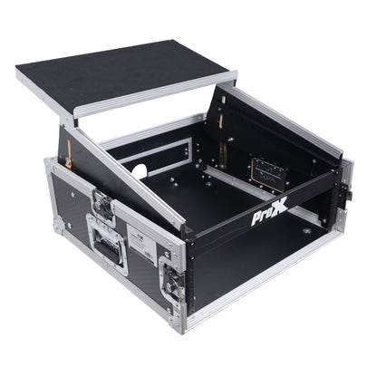 ProX T-6MRLT 6U Vertical Combo Rack Flight Case With Laptop Shelf