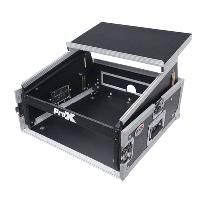 ProX T-6MRLT 6U Vertical Combo Rack Flight Case With Laptop Shelf