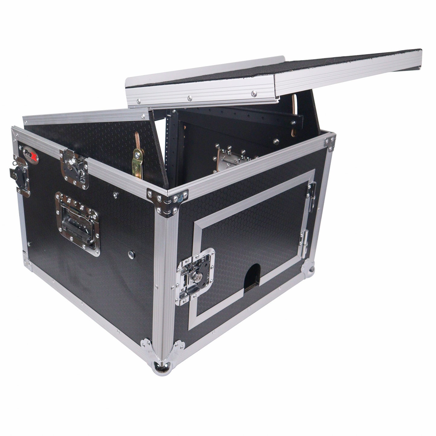 ProX T-8MRLT 8U Vertical Rack Flight Case With Laptop Shelf