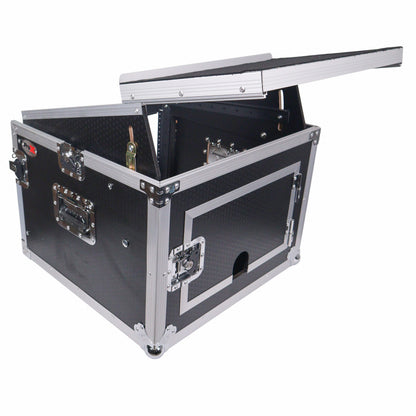 ProX T-8MRLT 8U Vertical Rack Flight Case With Laptop Shelf