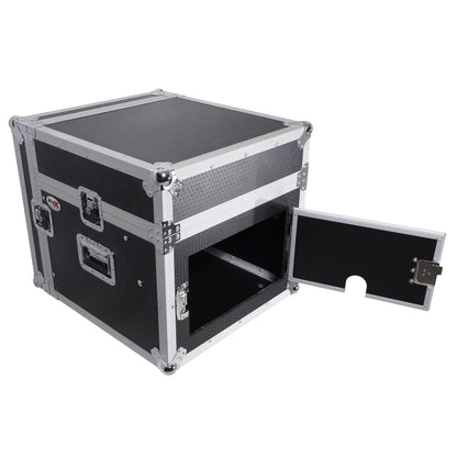 ProX T-8MRLT 8U Vertical Rack Flight Case With Laptop Shelf