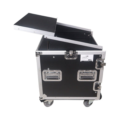 ProX T-10MRLT 10U Combo Rack Flight Case With Laptop Shelf