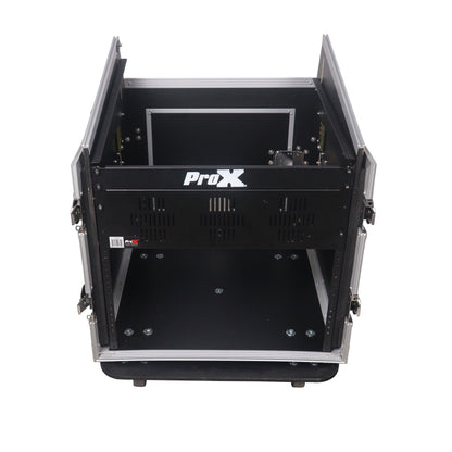 ProX T-10MRLT 10U Combo Rack Flight Case With Laptop Shelf