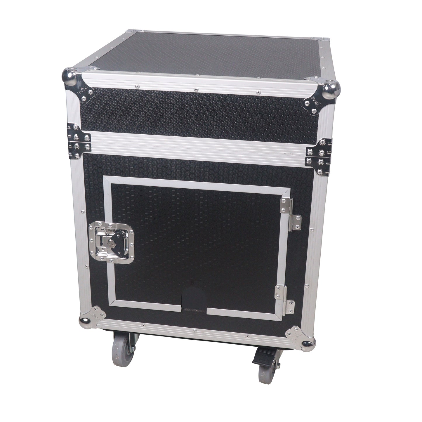 ProX T-12MRLT 12U Vertical Combo Rack Flight Case With Laptop Shelf