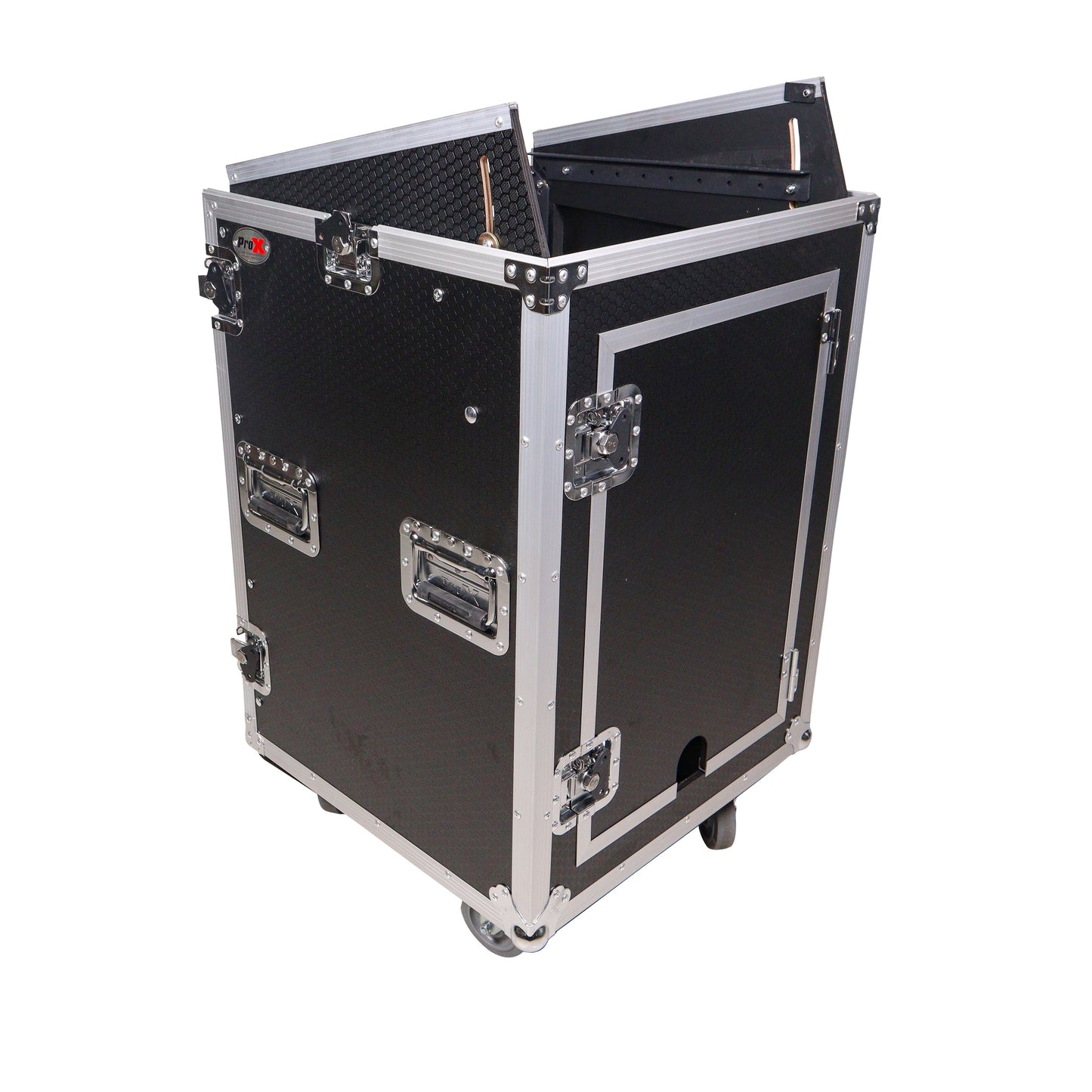 ProX T-16MRLT 16U Combo Rack Flight Case With Laptop Shelf