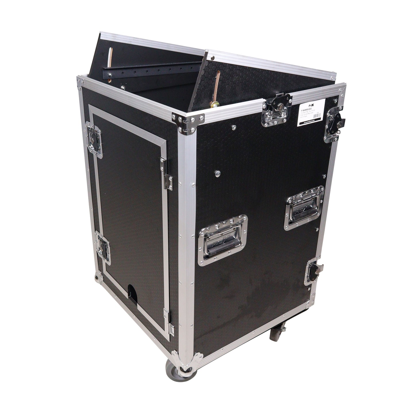 ProX T-16MRLT 16U Combo Rack Flight Case With Laptop Shelf