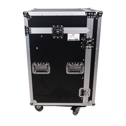ProX T-16MRLT 16U Combo Rack Flight Case With Laptop Shelf