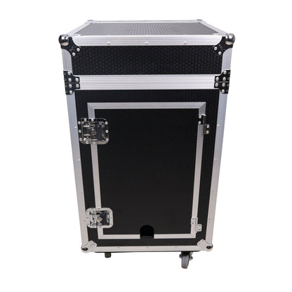 ProX T-16MRLT 16U Combo Rack Flight Case With Laptop Shelf