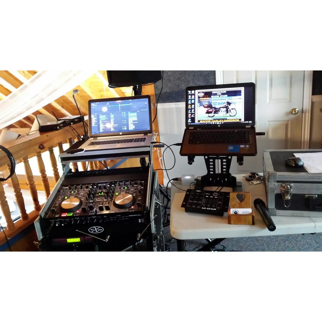 ProX T-16MRLT 16U Combo Rack Flight Case With Laptop Shelf