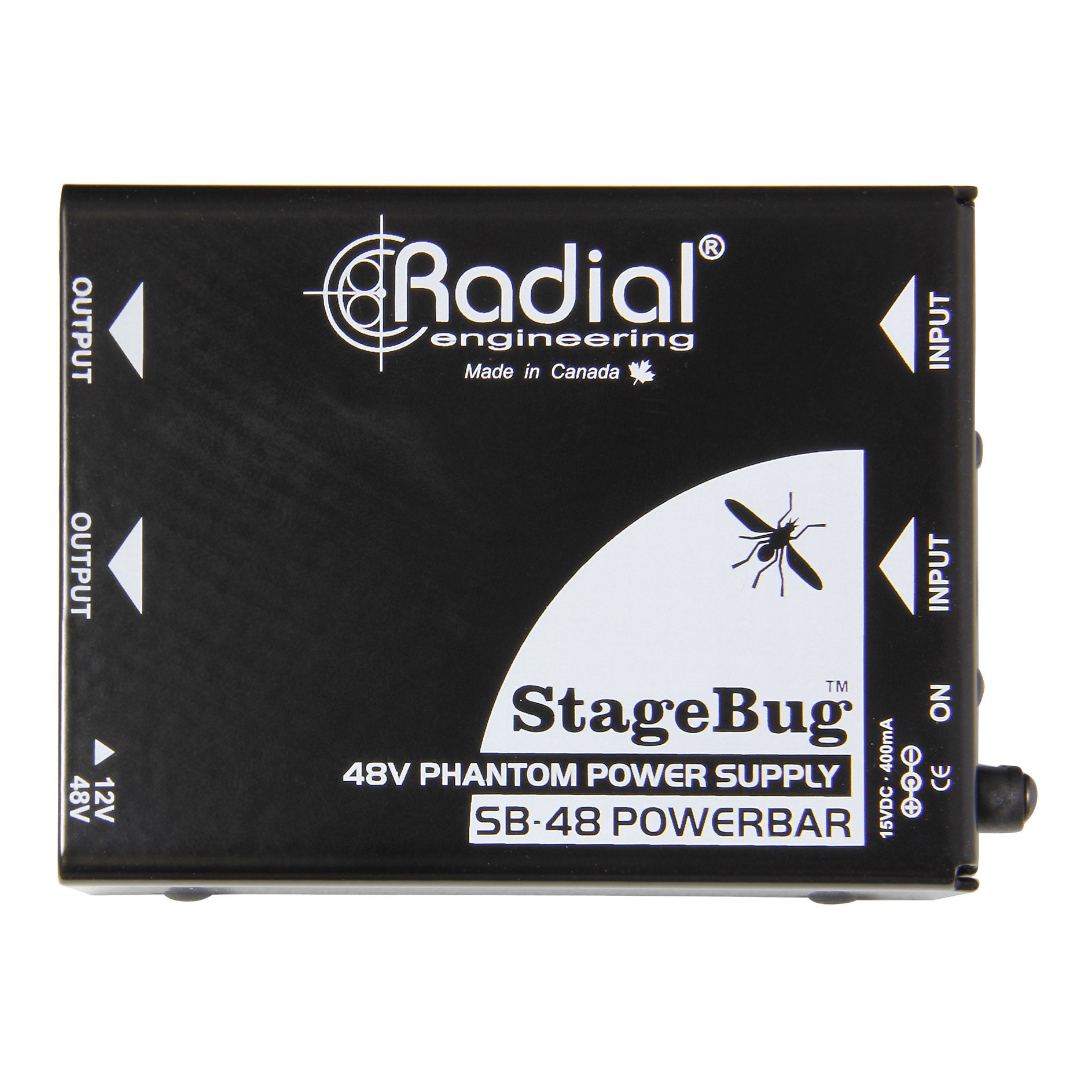 Radial StageBug SB-48 Phantom Power Supply