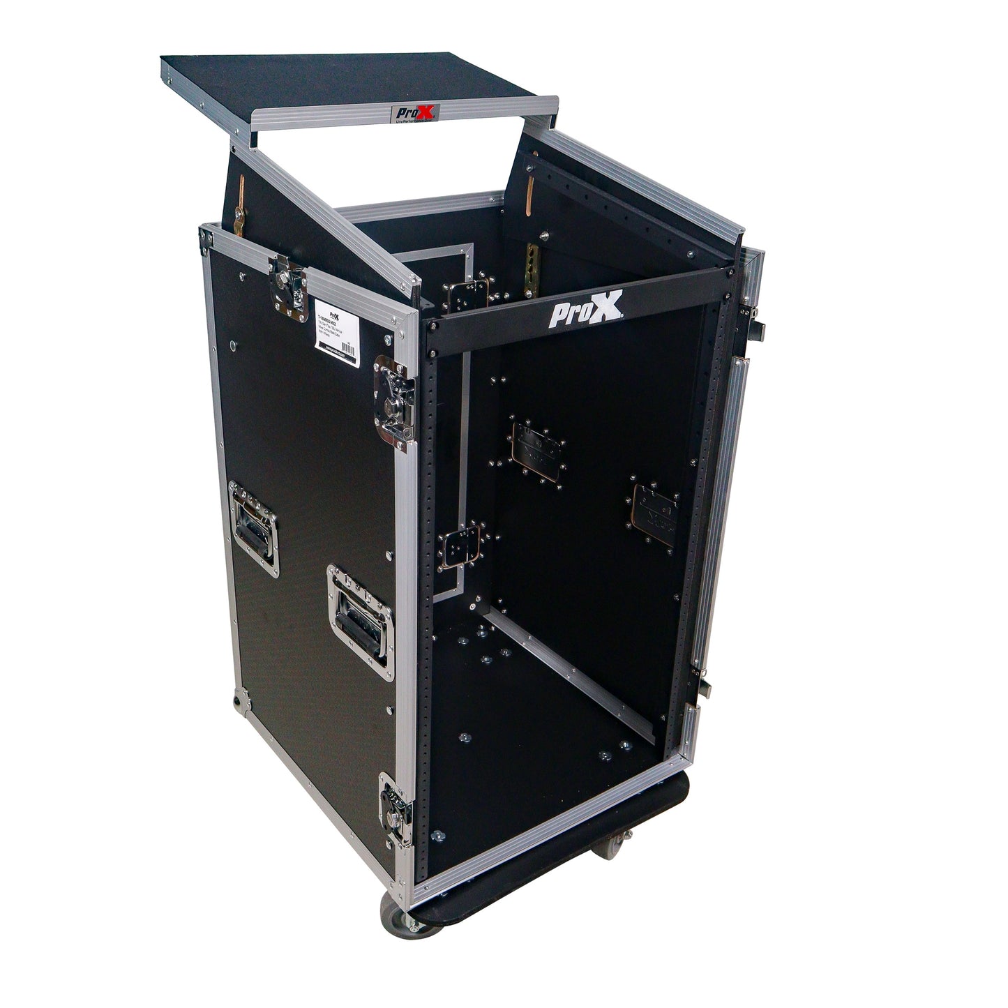 ProX T-18MRLT MK2 18U Combo Rack Flight Case With Laptop Shelf