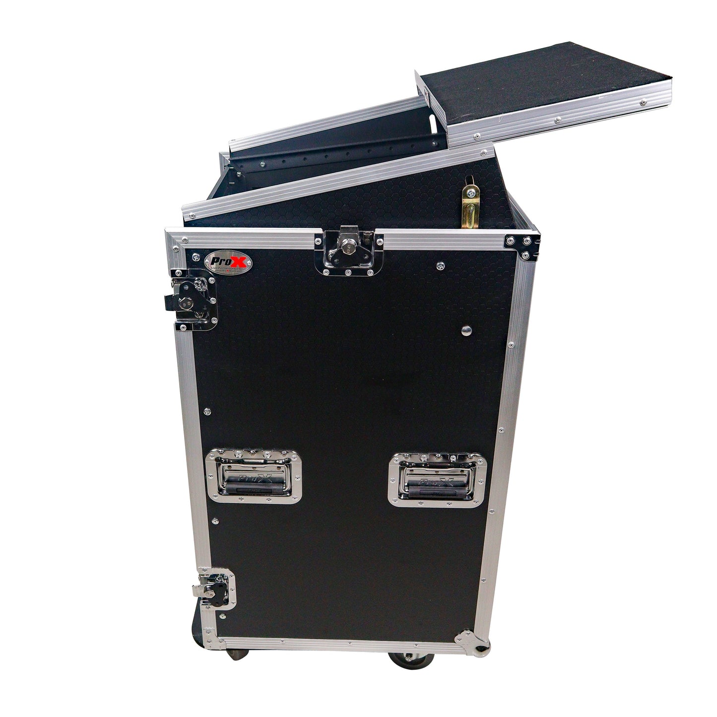 ProX T-18MRLT MK2 18U Combo Rack Flight Case With Laptop Shelf