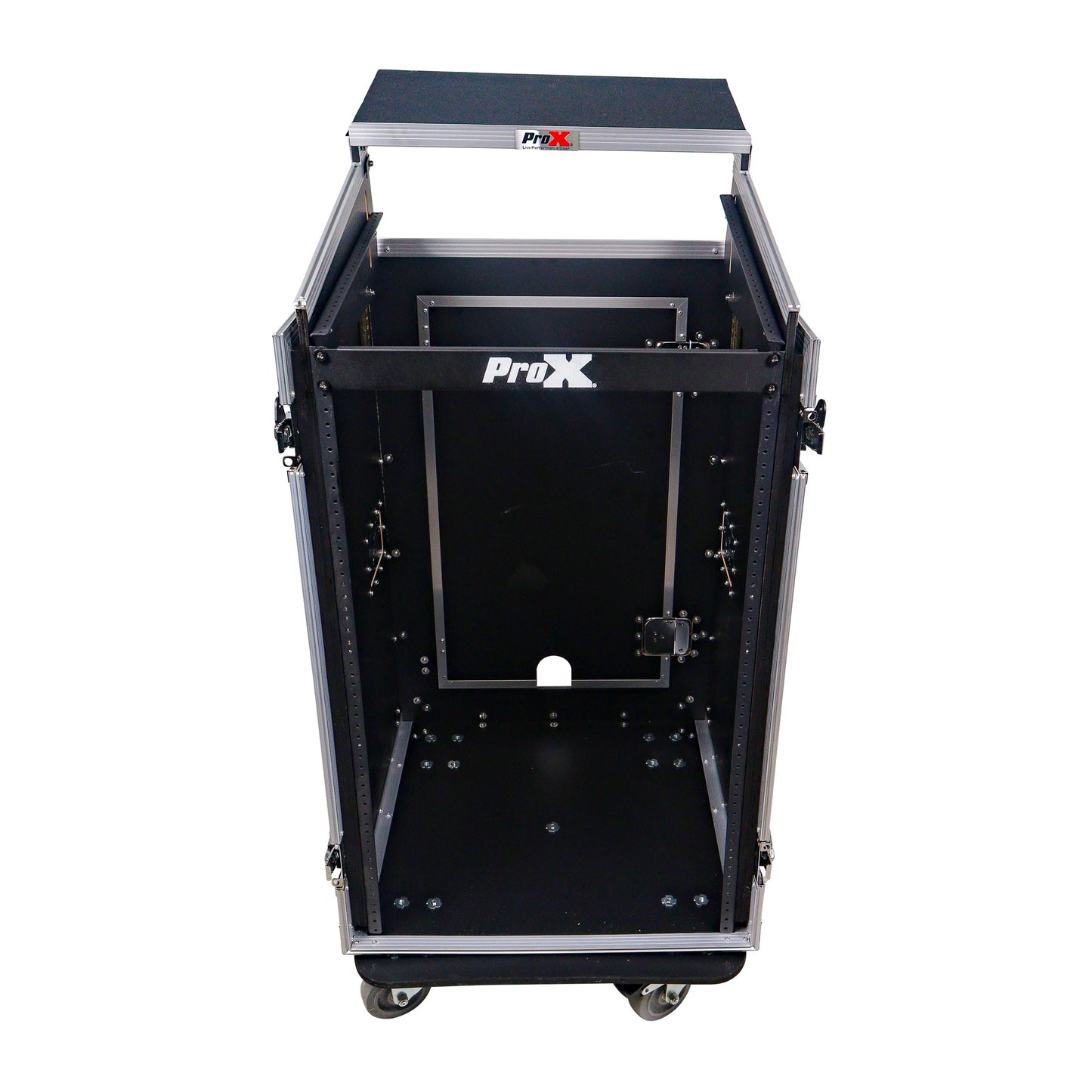 ProX T-18MRLT MK2 18U Combo Rack Flight Case With Laptop Shelf