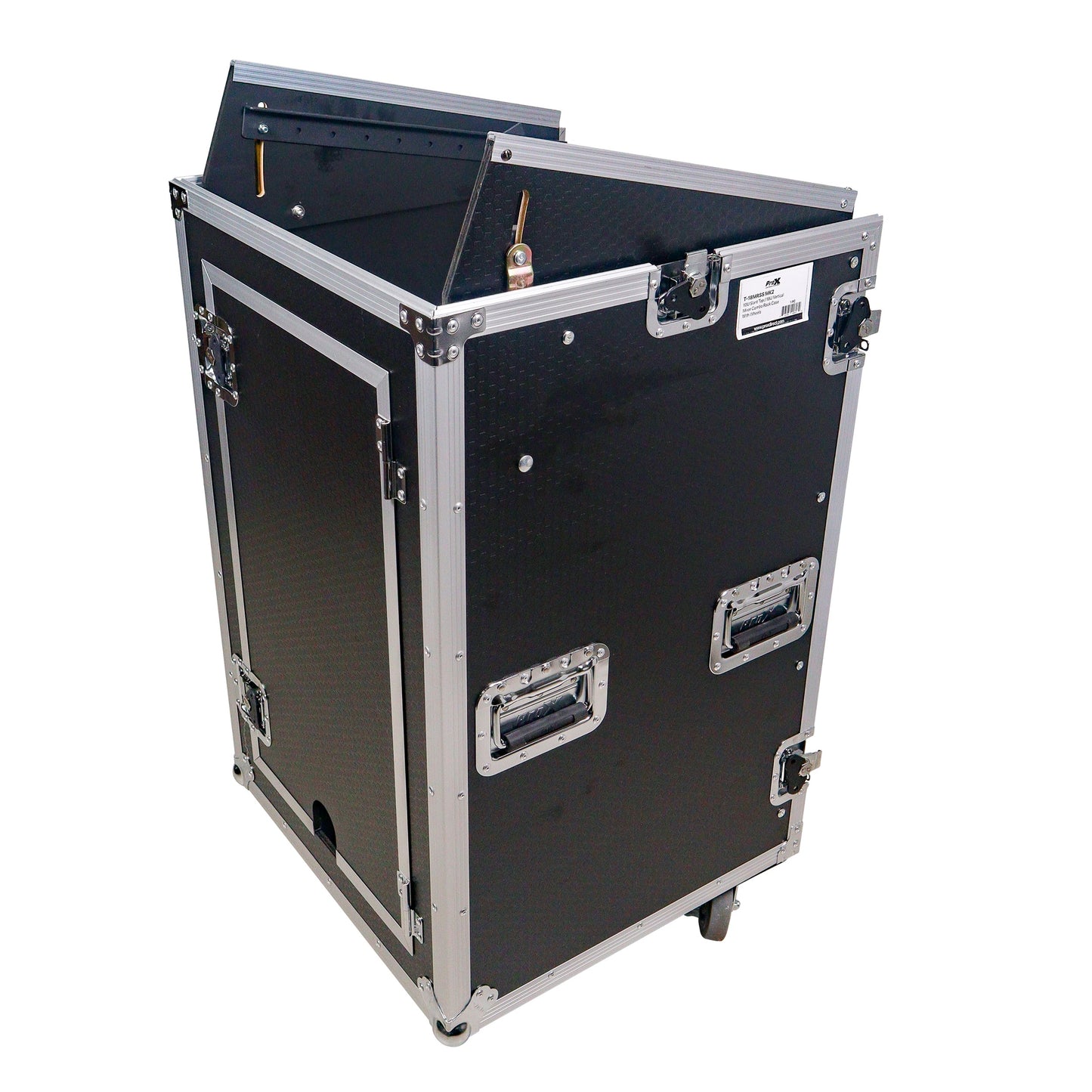 ProX T-18MRLT MK2 18U Combo Rack Flight Case With Laptop Shelf