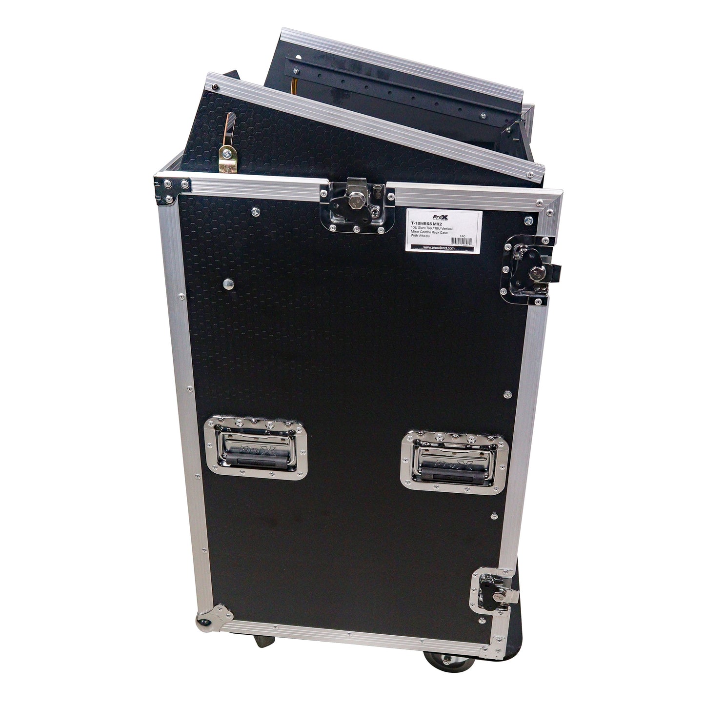 ProX T-18MRLT MK2 18U Combo Rack Flight Case With Laptop Shelf