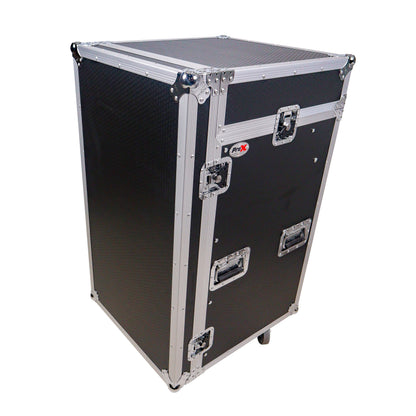 ProX T-18MRLT MK2 18U Combo Rack Flight Case With Laptop Shelf