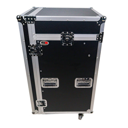 ProX T-18MRLT MK2 18U Combo Rack Flight Case With Laptop Shelf