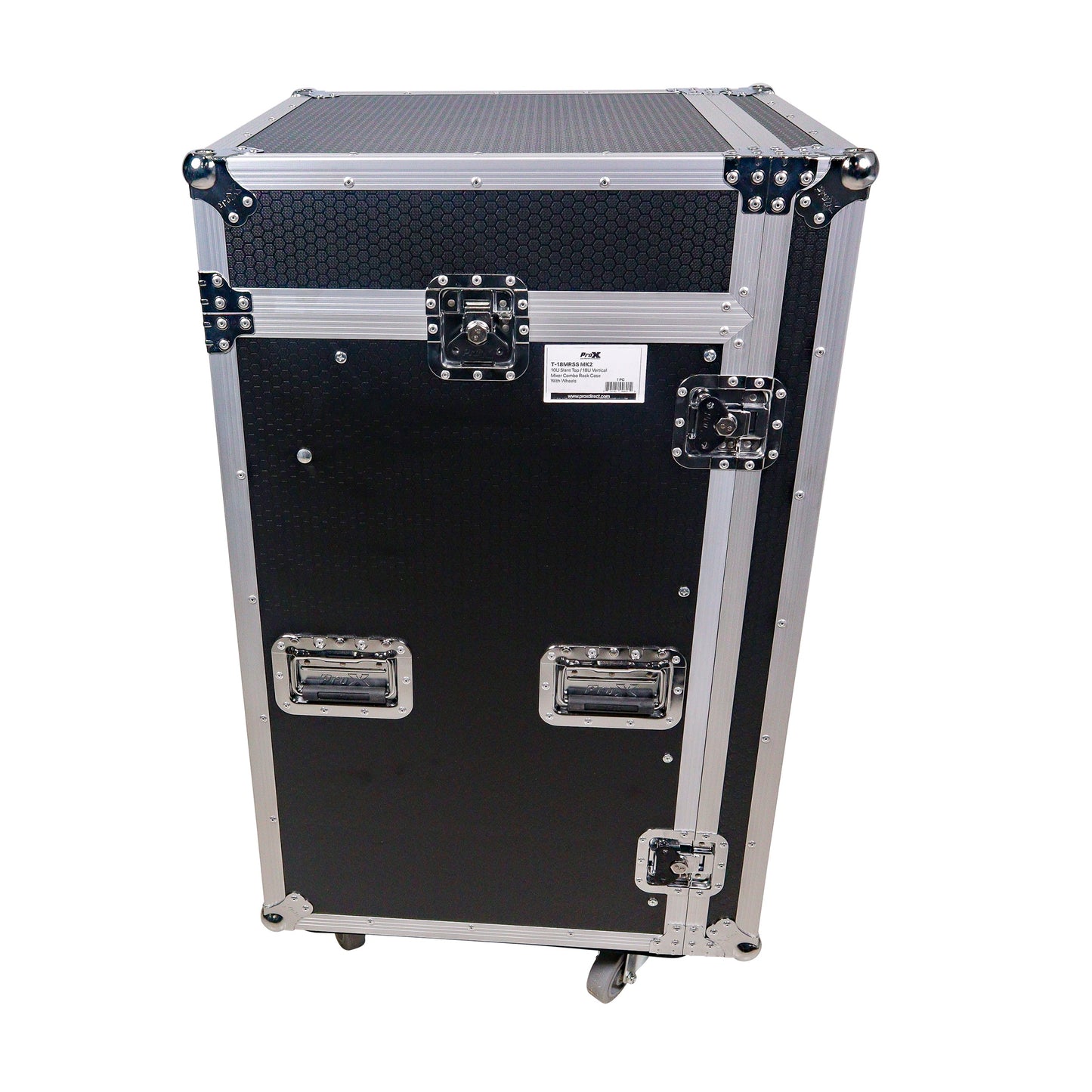 ProX T-18MRLT MK2 18U Combo Rack Flight Case With Laptop Shelf