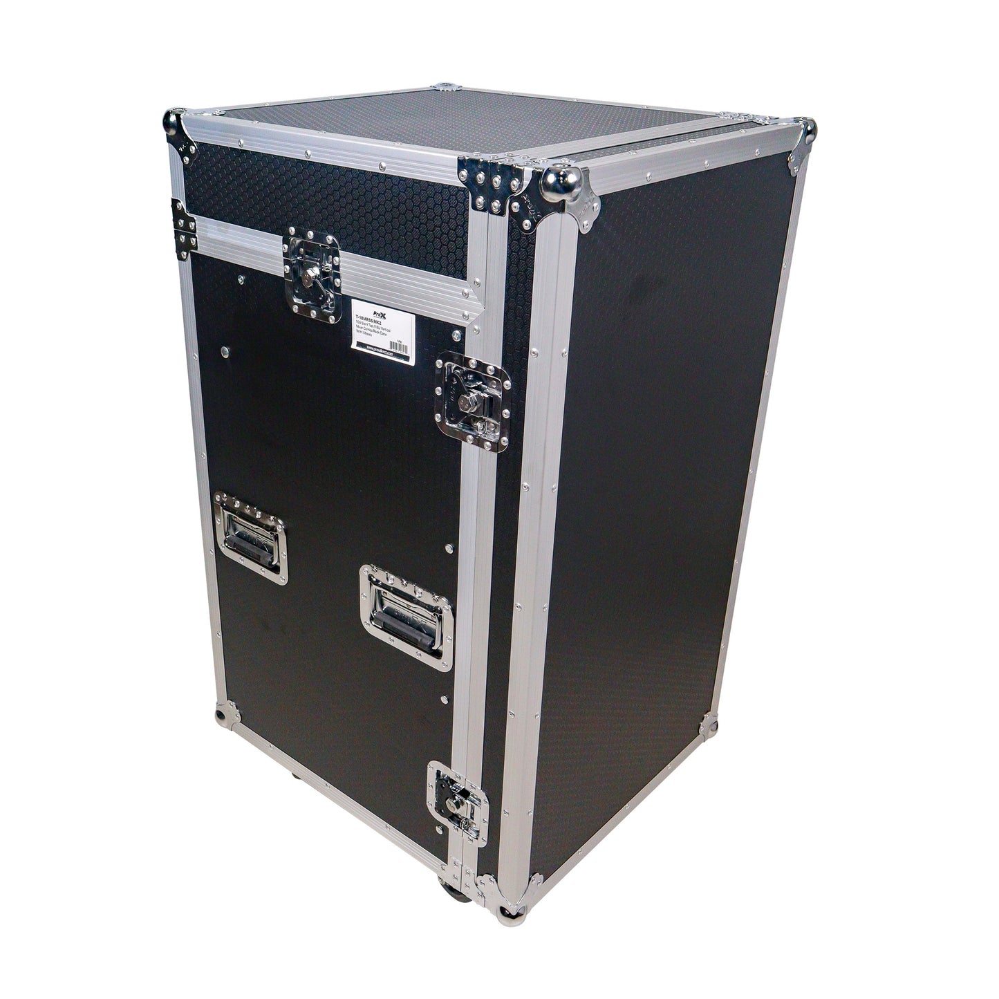 ProX T-18MRLT MK2 18U Combo Rack Flight Case With Laptop Shelf