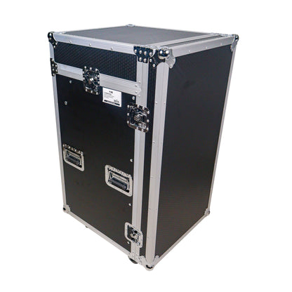 ProX T-18MRLT MK2 18U Combo Rack Flight Case With Laptop Shelf