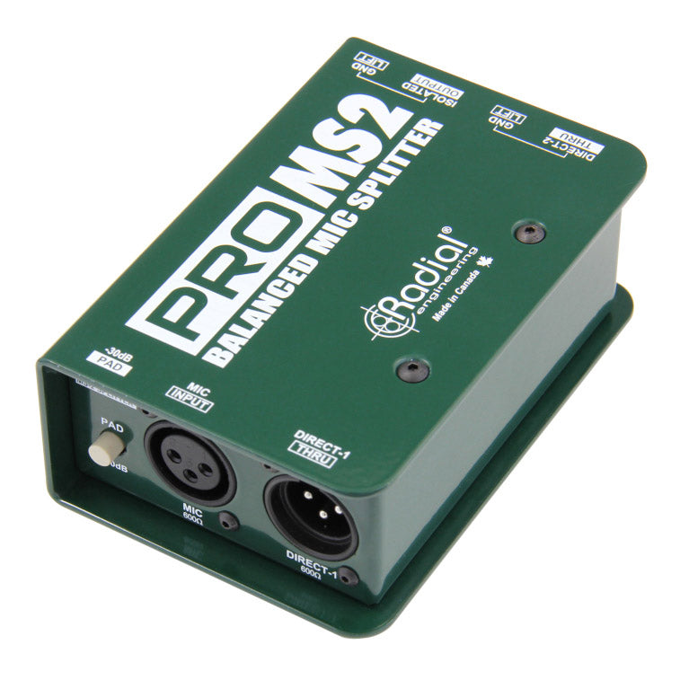 Radial ProMS2 Passive 2-Way Microphone Splitter
