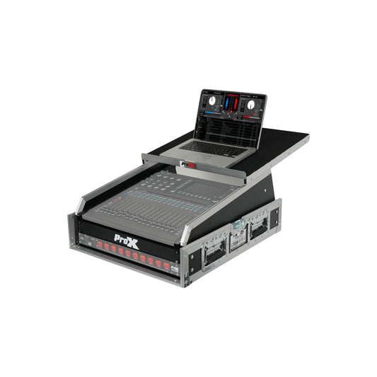 ProX T-2MRSS13ULT 13U Mixer and 2U Rack Combo Flight Case