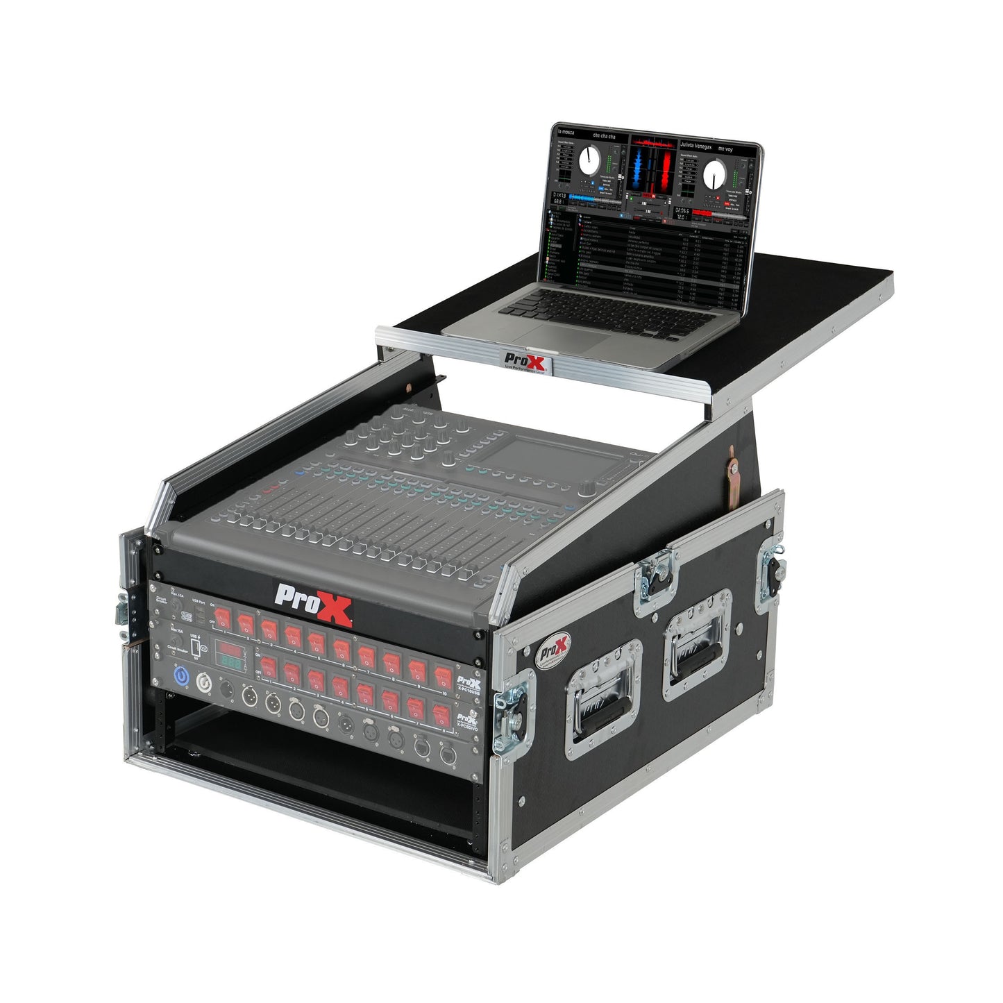 ProX T-6MRSS13ULT 13U Top 6U Front Combo Rack Flight Case