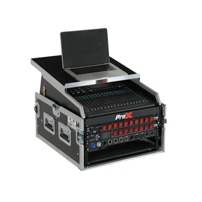 ProX T-6MRSS13ULT 13U Top 6U Front Combo Rack Flight Case