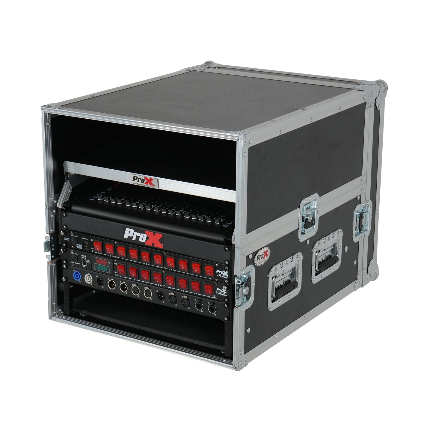 ProX T-6MRSS13ULT 13U Top 6U Front Combo Rack Flight Case