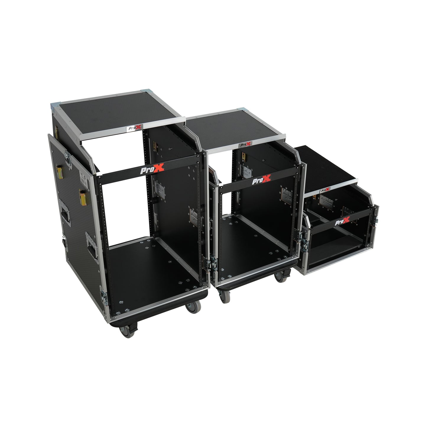 ProX T-6MRSS13ULT 13U Top 6U Front Combo Rack Flight Case