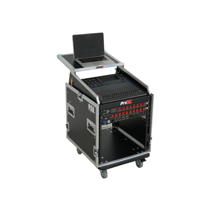 ProX T-12MRSS13ULT 12U Rack 13U Top Mixer DJ Combo Flight Case
