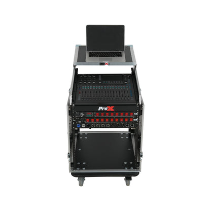 ProX T-12MRSS13ULT 12U Rack 13U Top Mixer DJ Combo Flight Case